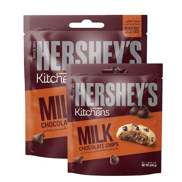 Hershey's Kitchens Milk Chocolate Baking Chips, 625g+200g