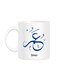 Styles Arabic Calligraphy Name Omer Printed Mug White 10cm