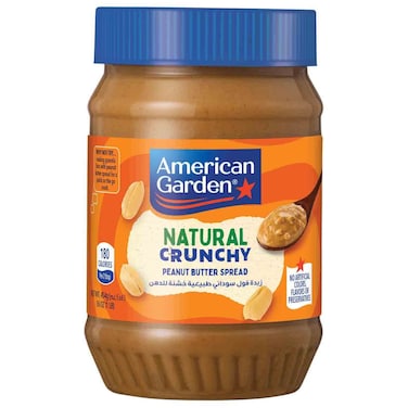 أمريكان غاردن زبدة الفول السوداني المقرمشة الطبيعية، 454 غرام