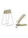 Steel Bowl Clip Set, 2-Piece Folding Hot Plate Clips, Air Fryer Clips, Holder Clips for Moving Hot Plates or Bowls with Food, Off-White
