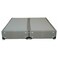 Twincomf Upholstered Divan Bed Base with Two-Piece Design and Fabric Finish, TCB200, 200 x 200cm, Grey