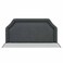 Twincomf Upholstered Bed Headboard with Padded Fabric Finish, TCHB100, 100cm, Dark Grey