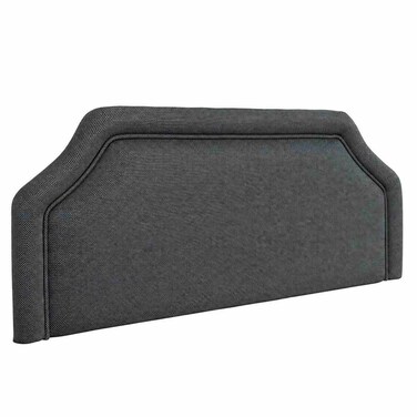 Twincomf Upholstered Bed Headboard with Padded Fabric Finish, TCHB100, 100cm, Dark Grey