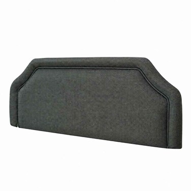 Twincomf Upholstered Bed Headboard with Padded Fabric Finish, TCHB120, 120cm, Dark Grey