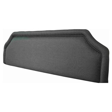 Twincomf Upholstered Bed Headboard with Padded Fabric Finish, TCHB200, 200cm, Dark Grey