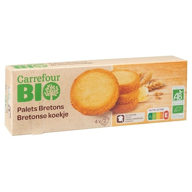 Carrefour Bio Organic Breton Butter Biscuits, 125g