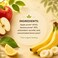 Carrefour Bio Organic Apple Banana Compote, 580g