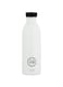 24Bottles URBAN Bottle Lightest Insulated Stainless Steel Water Bottle, Eco-Friendly Reusable BPA-Free Hot Cold Modern, Portable, Leak Proof for Travel, Office, Home, Gym (Ice White, 500 ml)