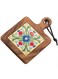 Wood Tiles Plate Pot Mat,Anti-Scalding Drink Coasters Pad Holders for Hot Tea Pots and Pans,Kitchen Counter Accessories