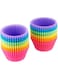 Oban U-HOME Reusable Silicone Baking Cups ( Pack of 24 in 6 Colors)