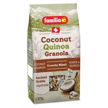 Familia Coconut Quinoa Granola Crunchy Muesli, 375g