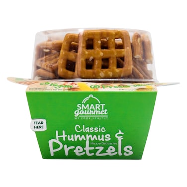 Smart Gourmet Classic Hummus and Pretzels, 140g