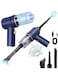 Portable Handheld Vacuum Cleaner 5000PA Suction 120W High Power 3-in-1 Suck &amp; Blow USB Rechargeable for Car Home Office Pet