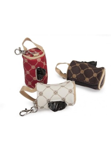 Camon Scoop Bag Dispenser, Scoop Bag Dispenser, Pet Waste Disposal Bag Dispenser, Durable and Guaranteed Leakproof, Dispenser for Leash Belt, Dog Scoop Bag Holder for Leash, Poop Bag Dispenser