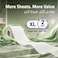 Fine Comfort XL Toilet Tissues Paper, 10 Rolls x 250 sheets x 2 Ply