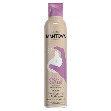 Fratelli Mantova Organic Extra Virgin Olive Oil With Garlic 200ml