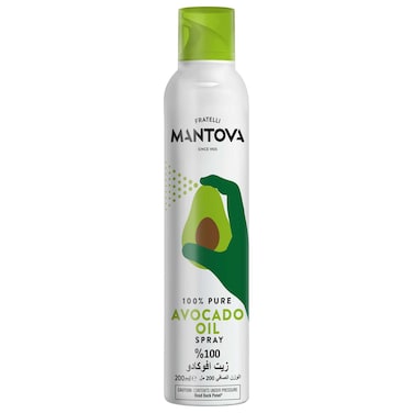 Mantova 100 Percent Pure Avocado Oil Spray, 200ml