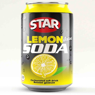 Star Salted Lemon Carbonated Soft Drink, 300ml