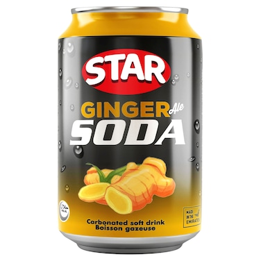 Star Ginger Soda Can, 300ml