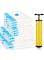 Xspring Vacuum Storage Bags, 10 Pack Space Saver Bags 4pcs(40x60cm)+ 2pcs(50x70cm)+ 2pcs(60x80cm)+ 2pcs (80x100cm), Vacuum Sealer Bags with Hand Pump for Comforters, Blankets, Bedding, Clothing Travel