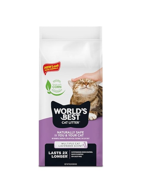 World&#39;s Best Cat Litter Multiple Cat Scented LAVENDER/8lb