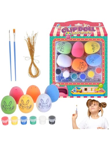 Home Smart Dinosaur Eggs For Painting Toy for Toddlers Educational Toys and Ideal Birthday Gift for Boys and Girls (Egg Painting Kit)