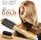 PrecisionWare Enzo EN-751 2-in-1 Interchangeable Blow Dryer And Styling Brush, Multi-Function Hot Air Brush With Detachable Heads, Ionic Technology, Intl Version
