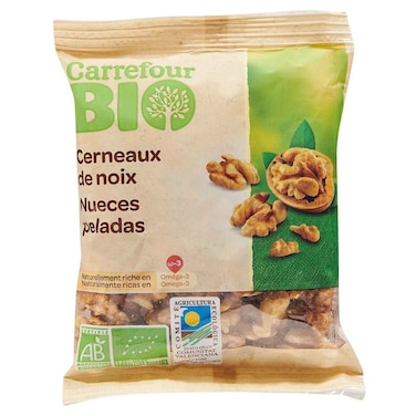 Carrefour Bio Organic Walnut Halves, 90g