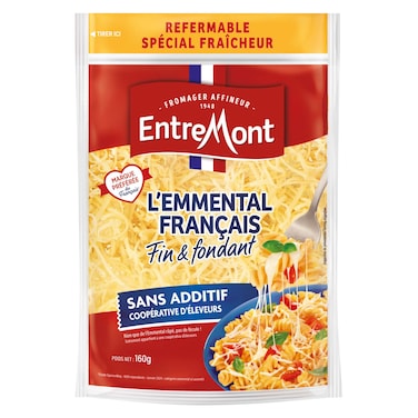 Entremont Emmental Grated Emmental, 160g