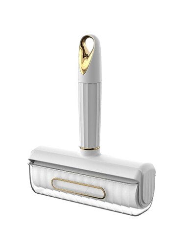 Tazweeq Pet Hair Remover, New Light Luxury Sticker Household Roller Sticker Clothes Brush Large Dabber, Dog Cat Hair Remover, Couch, Furnitur, Carpet, Clothing, Bedding, Pet Hair Removal Tool, White