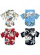 Weewooday 4 Pieces Summer Pet Shirts Hawaii Style Floral Dog T-Shirt Hawaiian Puppy T-Shirts Breathable Pet Cool Clothes Beach Seaside Dog Shirt Sweatshirt for Dogs Pet Puppy (Medium)