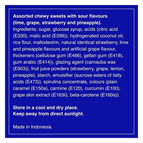 مينتوس حلوى بنكهة مزيج الفواكه الحامضة 37.5 غرام