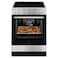 Electrolux UltimateTaste 700 Electric Ceramic Cooker and Oven LKR64000BX, 60 cm, Stainless Steel, 4 Cooking Zones