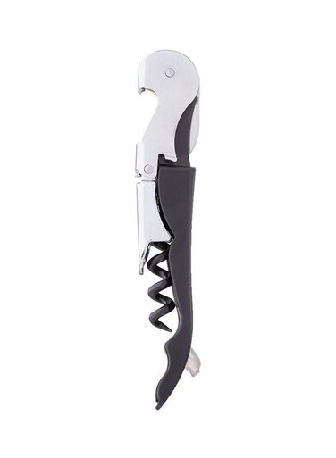Culinary Double-Hinged Waiters Corkscrew Silver/Black