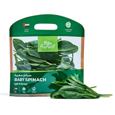 Pure Harvest Baby Spinach 125g