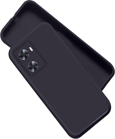 Case for OnePlus Nord N20 SE, Liquid Gel Rubber Bumper Case with Soft Microfiber Lining Cushion Slim Hard Shell Shockproof Protective Cover for OnePlus Nord N20 SE (Black)