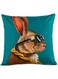 Kool Rabbit Decorative Pillow Cushion Cover - 45 x 45 cm
