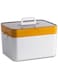 ZHENGJC Multilayer Large Capacity Medicine Box Storage Case, Emergency Medicine Kit Case Organizer, Plastic First Aid Medicine Storage Box with handle