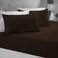 3pcs Fitted Bedsheet Set, 120x200cm, Deep Pocket (15&ndash;35cm), Striped Hotel Bed Sheet Set, Black Single