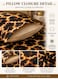 4-Piece Printed Cotton Bedding Set King Size, 1 Fitted Sheet, 1 Duvet Cover &amp; 2 Pillow Cases, 100% Cotton 125 GSM, Soft &amp; Breathable