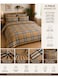 6-Piece Printed Cotton Bedding Set King Size, 1 Fitted Sheet, 1 Duvet Cover &amp; 4 Pillow Cases, 100% Cotton 125 GSM, Soft &amp; Breathable