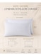 Set of 2 Microfiber Pillow Covers &ndash; Chevron Pattern, Ultra Soft &amp; Breathable, Envelope Closure, (50 &times; 75 cm)
