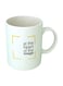 Print Ceramic Printed Mug White/Yellow/Black