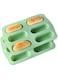 QELEG 2 Pieces Loaf Pan Set, 7-Inch Non-Stick Hotdog-Shaped Bread Cake and Meat Bakeware for Kitchen Baking
