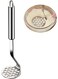 Mud Presser Stainless Steel Potato Masher Vegetable Masher Fruit Masher Cooking and Kitchen Gadget