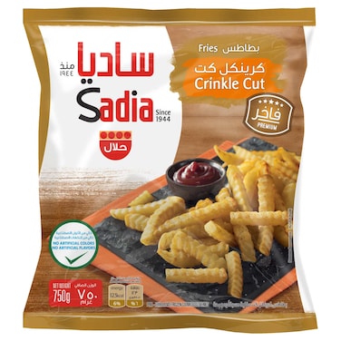 Sadia Crinkle Cut Potato Fries, 750g