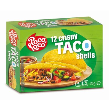 Poco Loco Crispy Taco Shells 135g