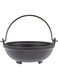 SERVEWELL MELAMINE HORECA KADAI W/HANDLE LARGE BLACK 17.8CM S-2568_02,Black