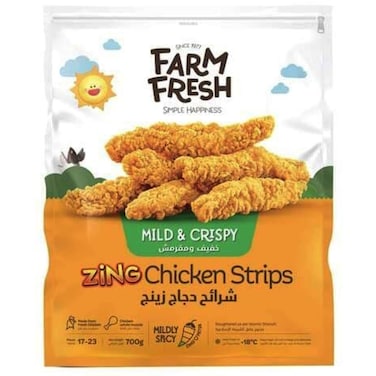 Farm Fresh Zing Chicken Strips Regular 700g