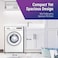 Daewoo Washer , Front Load Washing Machine 7 kg 1200 RPM, 15 Wash Programmes, Drum Clean, Anti Allergy Function, 5 Star Energy Rating, White , DWD,7W1211 , Made in Turkey , 1 Year Warranty
